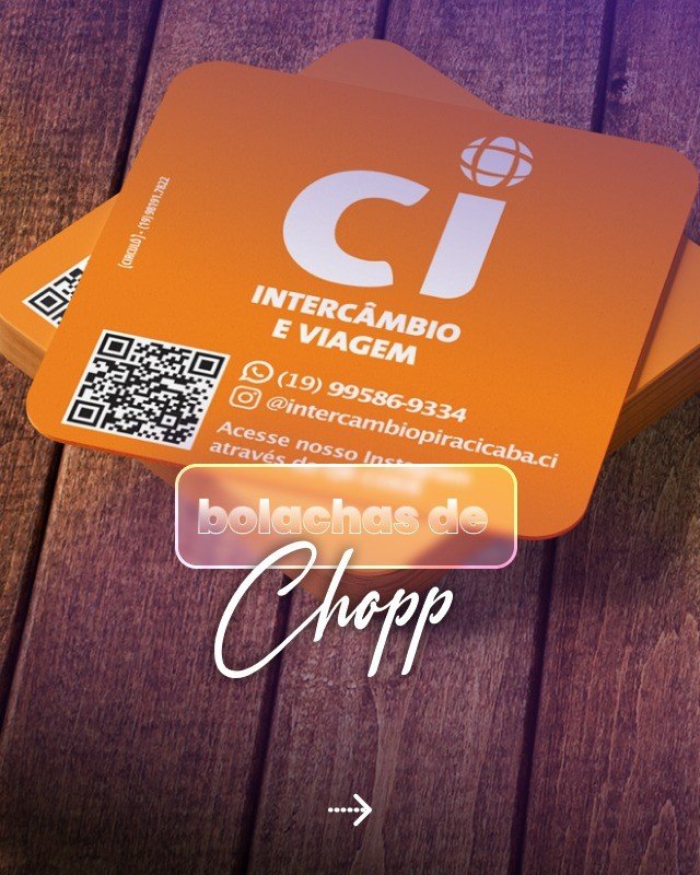 📢 Anuncie em bolachas de chopp.
Uma excelente mídia para todos os tipos de empre